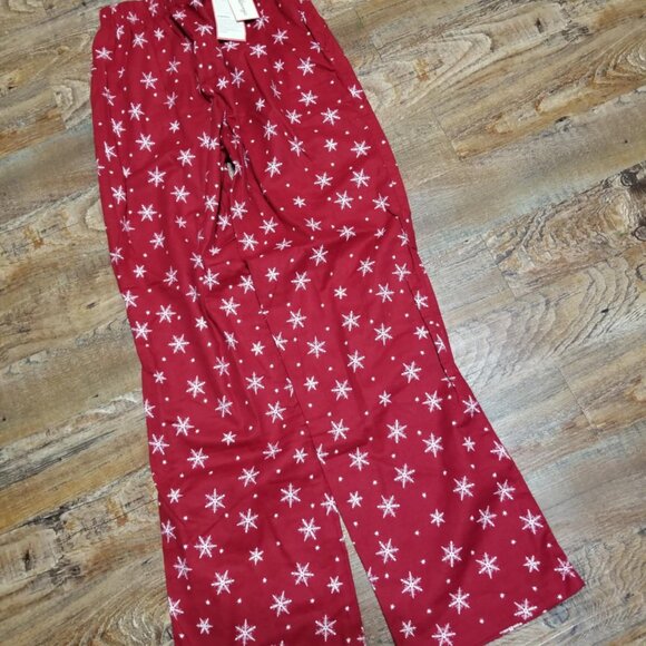 Primark Cotton Pajama Bottoms Pants Lounge Sleepwear Red XS NWT - Picture 6 of 6